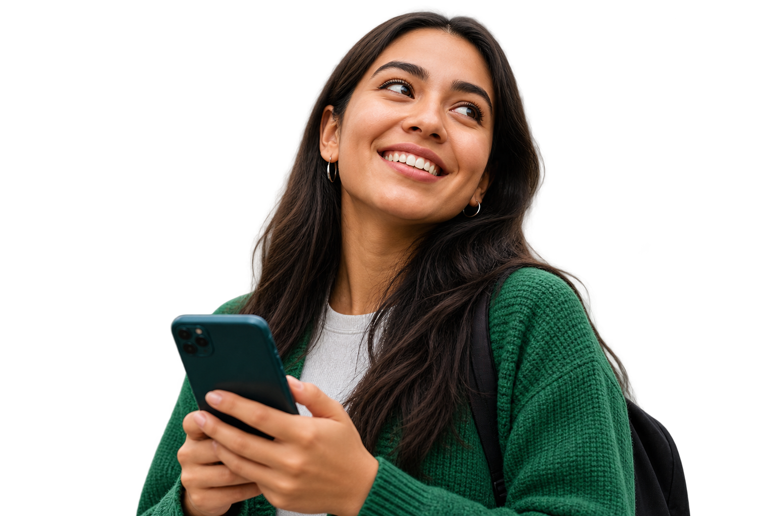 Mujer solicitando un préstamo